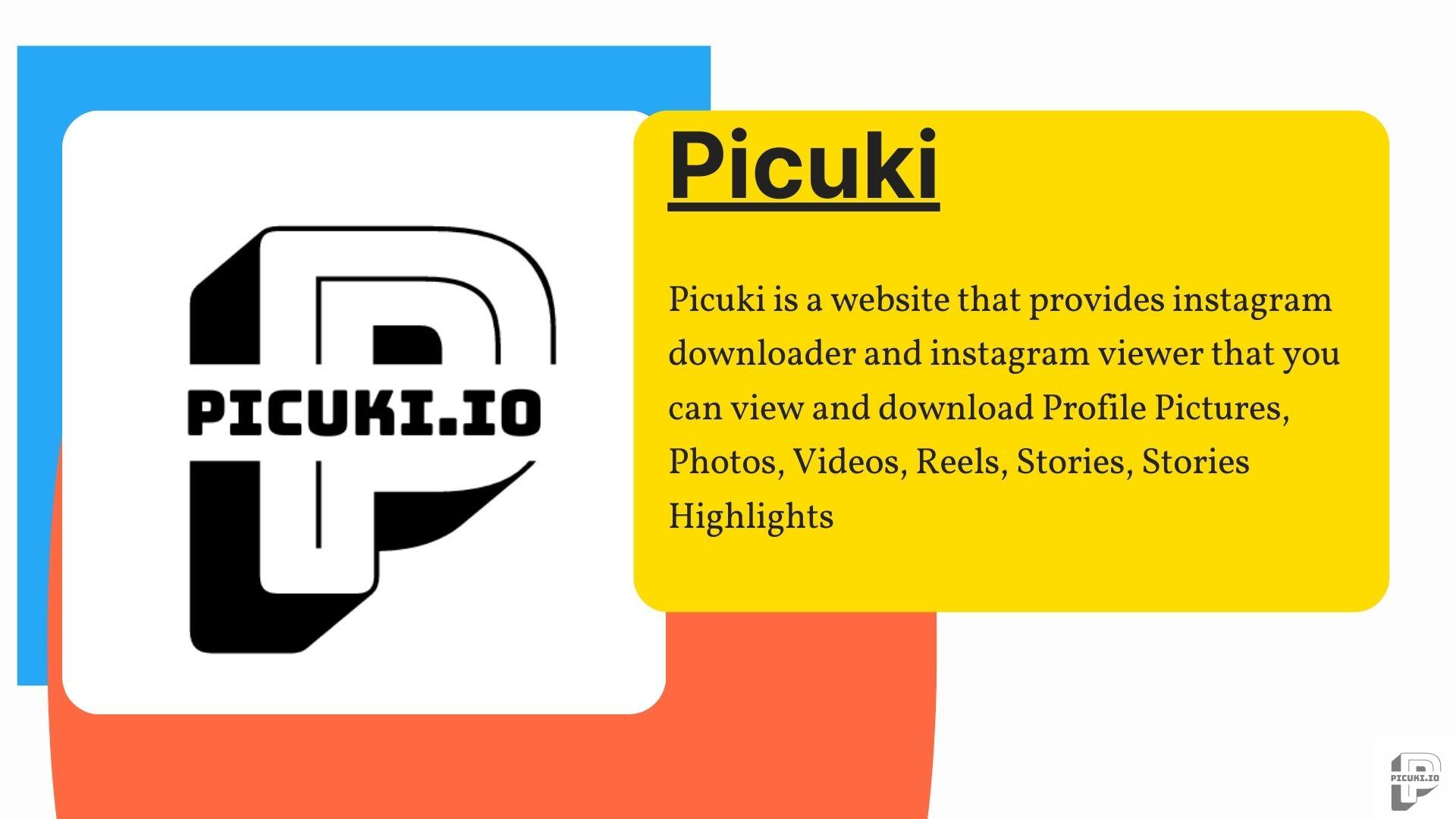 What is picuki